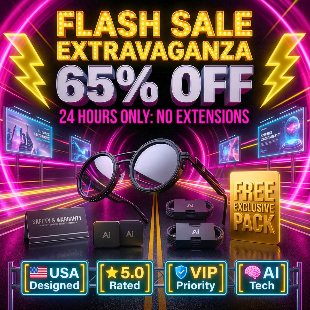 9 Levels of Personalized Light – NeosVision AI™ AI Polarized Glasses