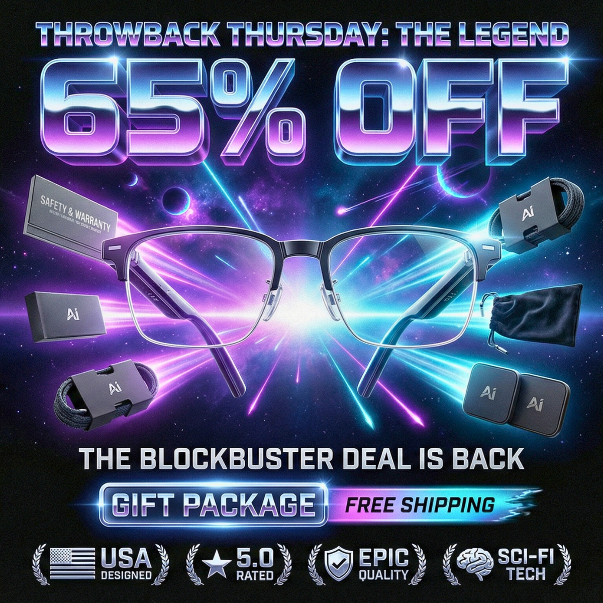 NeosVisionAI™ AI-Powered Adaptive Glasses