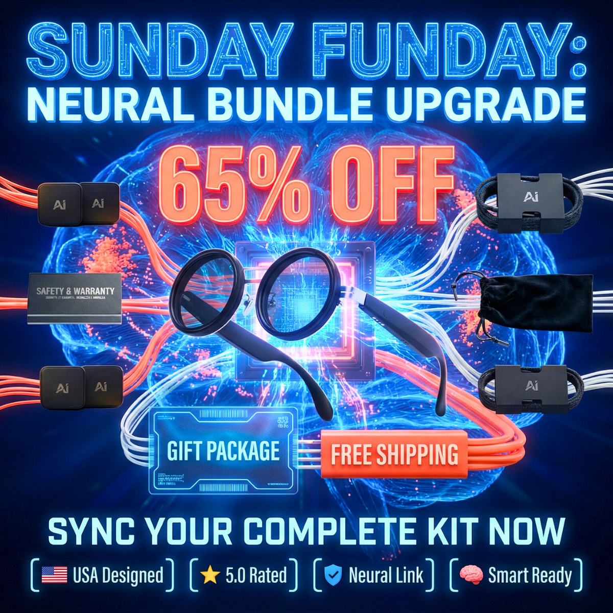 9 Levels of Personalized Light – NeosVision AI™ AI Polarized Glasses