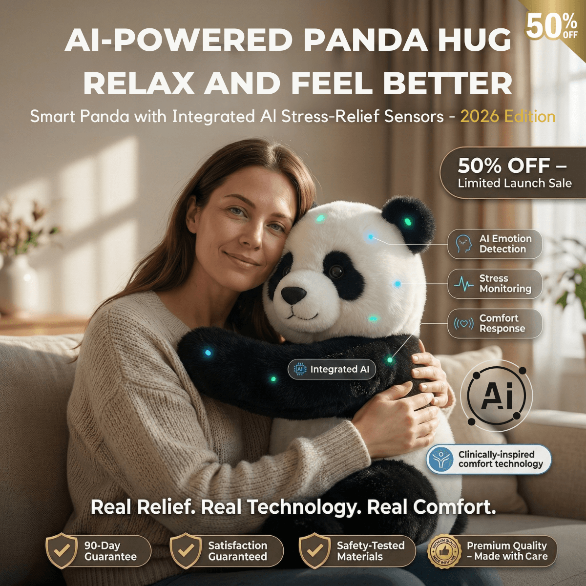 The Pandy™: The AI Panda That Hugs You Back