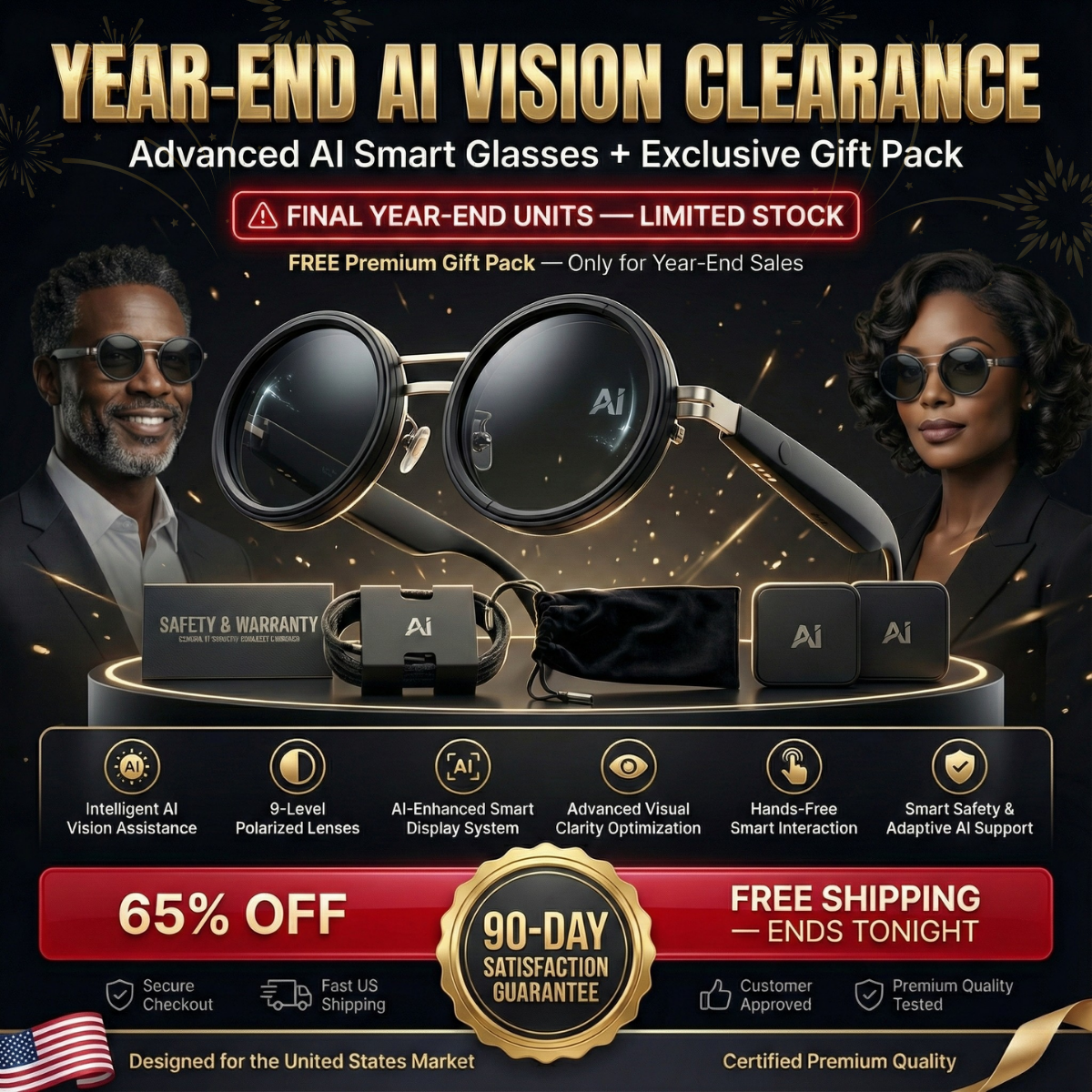 9 Levels of Personalized Light – NeosVision AI™ AI Polarized Glasses