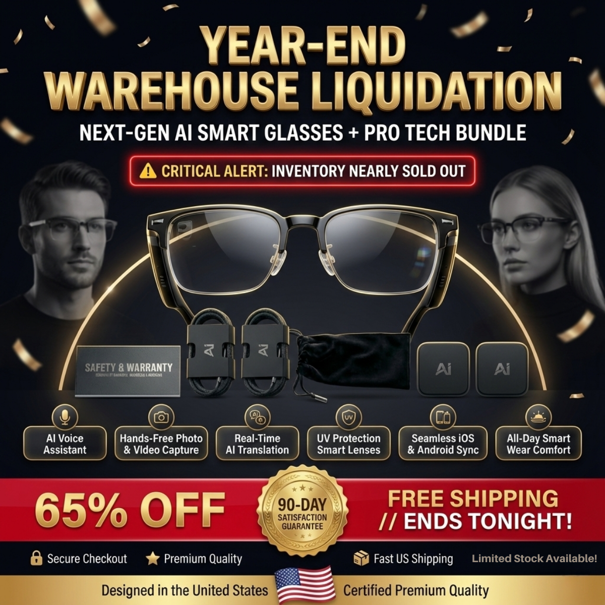 NeosVisionAI™ AI-Powered Adaptive Glasses