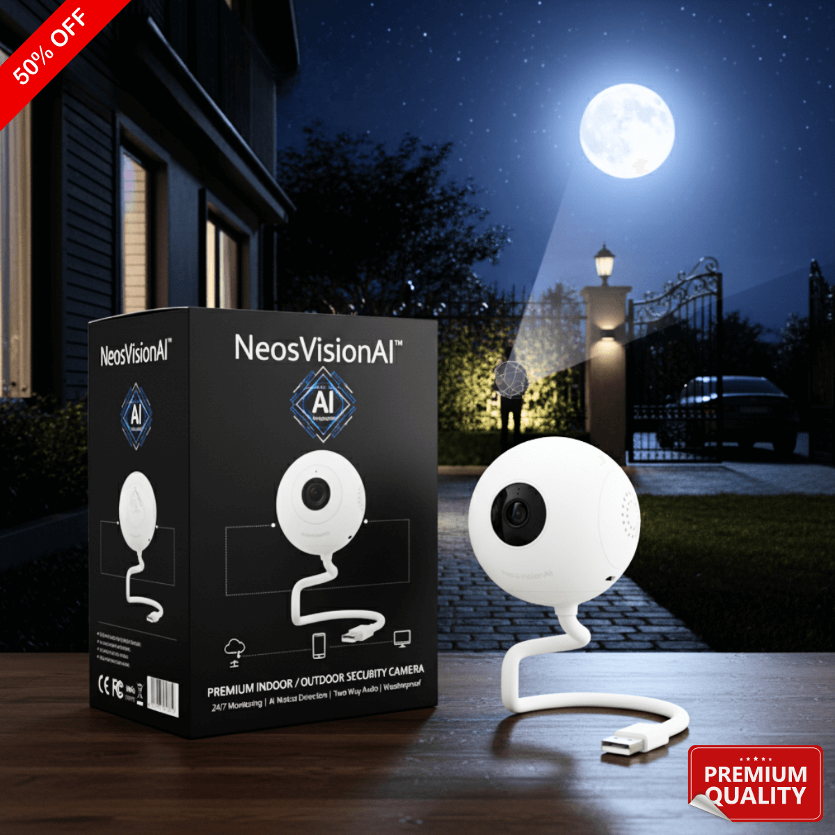 Neos Smart Camera NeosVisionAI™ Camera AI Facial Recognition – Neos Vision AI