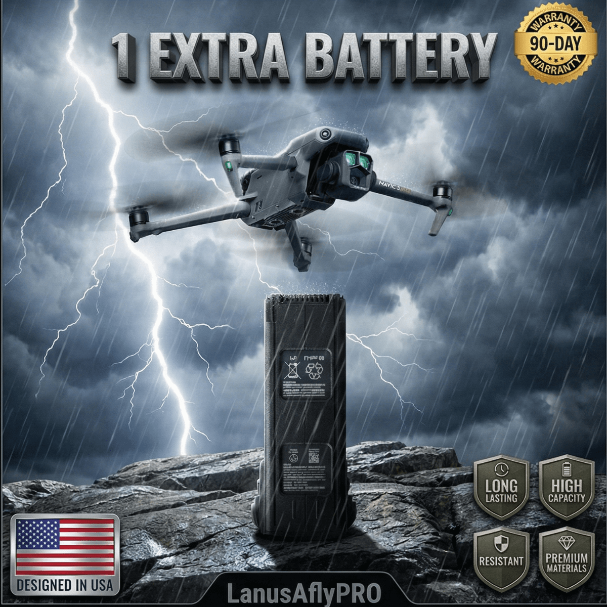 AflyPRO® DRONE BATTERY (1 Unit)