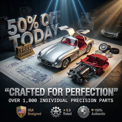 Mercedes-Benz 300 SLR: The Hyper-Realistic 1:18 Scale Masterpiece.