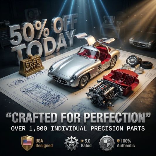 Mercedes-Benz 300 SLR: The Hyper-Realistic 1:18 Scale Masterpiece.
