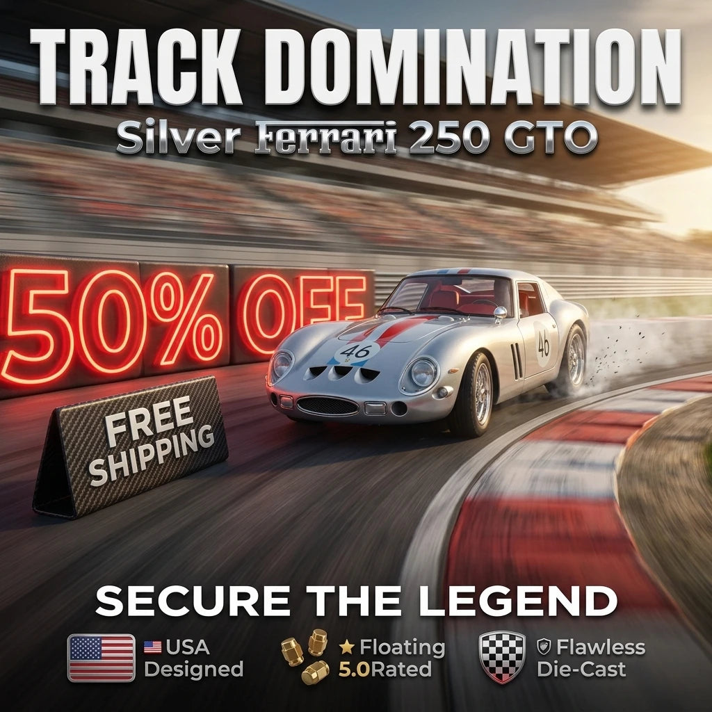 Exclusive Silver Ferrari 250 GTO Masterpiece